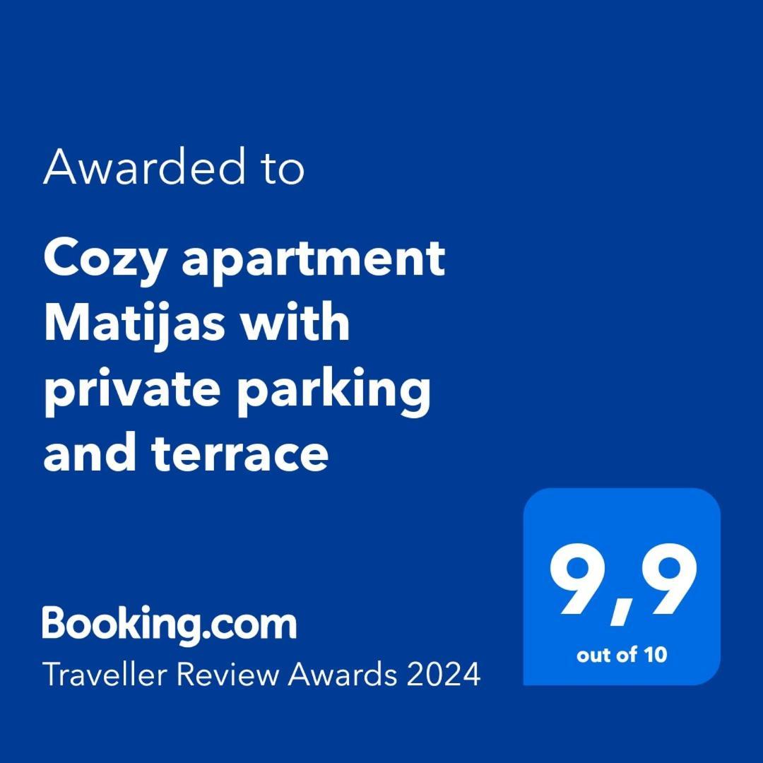 Cozy Apartment Matijas With Private Parking And Terrace 斯普利特 外观 照片